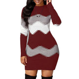 Camille | Stylish Color-Block Knit Dress for Women