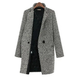 Paula | Women's Elegant Long Wool Coat with Classic Tailored Design