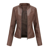 Pia | Sleek Minimalist Leather Jacket