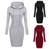Hazel | Hooded Sweatshirt Dress for Women