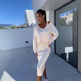 Bridget | Stylish Two-Piece Set with Sweatshirt & Dress