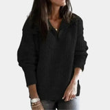 Clara | Chic Half-Zip Sweater with Relaxed Fit