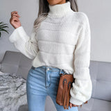 Odette | Simple Turtleneck Knit Sweater for Women