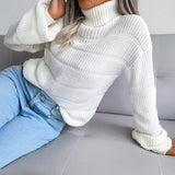 Odette | Simple Turtleneck Knit Sweater for Women