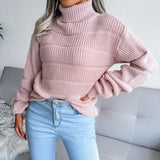 Odette | Simple Turtleneck Knit Sweater for Women