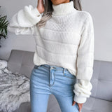 Odette | Simple Turtleneck Knit Sweater for Women