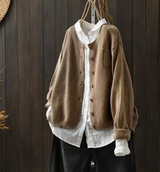 Camille | Women's Relaxed Button Front Knit Cardigan