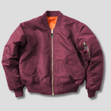 Lucas | Classic Bomber Jacket with Zip Closure