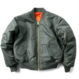 Lucas | Classic Bomber Jacket with Zip Closure