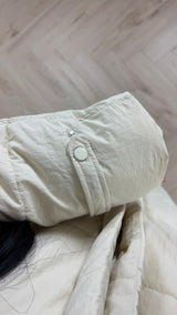 Jessica | Long Quilted Jacket with High Collar for Women
