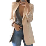 Zara | Women's Long Open-Front Blazer