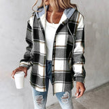 Felicia | Casual Plaid Flannel Shirt Jacket