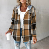 Felicia | Casual Plaid Flannel Shirt Jacket