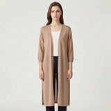 Renee | Women's Elegant Longline Knit Cardigan with Open Front