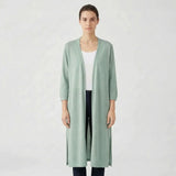 Renee | Women's Elegant Longline Knit Cardigan with Open Front