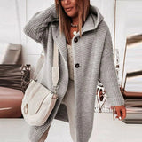 Elara | Women's Oversized Hooded Long Cardigan