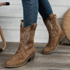 Yara | Women’s Cowboy Ankle Boots with Stable Heel