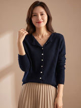 Elowen | Women's Asymmetrical Button-Front Cardigan
