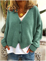 Camille | Women's Soft V-Neck Knit Cardigan