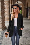 Gabriella | Longline Cardigan with Patch Pockets for Women