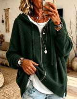 Xandra | Women's Oversized Hooded Zip Cardigan