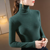 Nora | Women's Slim-Fit Turtleneck Top