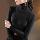 Nora | Women's Slim-Fit Turtleneck Top