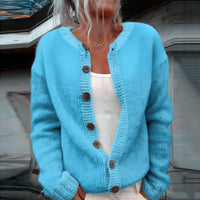 Daphne | Cozy Knit Cardigan with Wooden Buttons