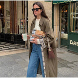 Mila | Women's Slim-Fit Trench Coat with Practical Pockets