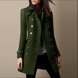 Vivienne | Double-Breasted Winter Trench Coat for Women