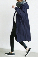Abigail | Women's Oversized Hooded Longline Trench Coat