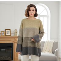 Klara | Oversized Patchwork Knit Sweater