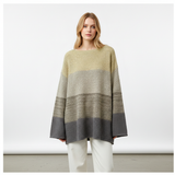 Klara | Oversized Patchwork Knit Sweater