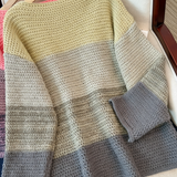 Klara | Oversized Patchwork Knit Sweater