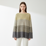 Klara | Oversized Patchwork Knit Sweater