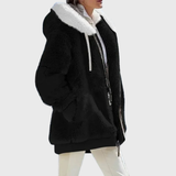 Angela | Cozy Multicolor Hooded Puffer Jacket