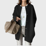 Chloe | Women's Elegant Longline Button-Front Cardigan