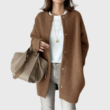 Chloe | Women's Elegant Longline Button-Front Cardigan