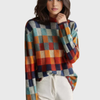 Olivia | Van Gogh Multicolour High-Neck Pullover
