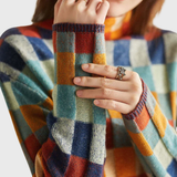 Olivia | Van Gogh Multicolour High-Neck Pullover
