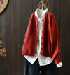 Camille | Women's Relaxed Button Front Knit Cardigan