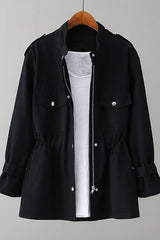 Addison | Women's Utility Jacket with Drawstring Waist