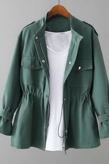 Addison | Women's Utility Jacket with Drawstring Waist