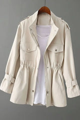 Addison | Women's Utility Jacket with Drawstring Waist
