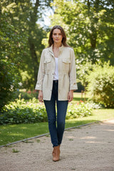 Addison | Women's Utility Jacket with Drawstring Waist