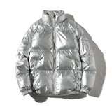 Fiona | Cozy Metallic Puffer Jacket for Women