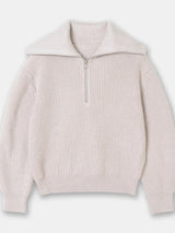Ava | Wide Turtleneck Striped Sweater for Women