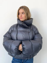 Elowen | Women's Oversized Puffer Jacket with Removable Hood