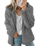 Sophia | Plush Teddy Fleece Jacket with Pockets for Women