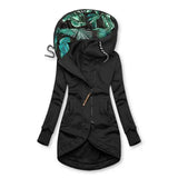 Grace | Elegant Long Hooded Jacket for Women
